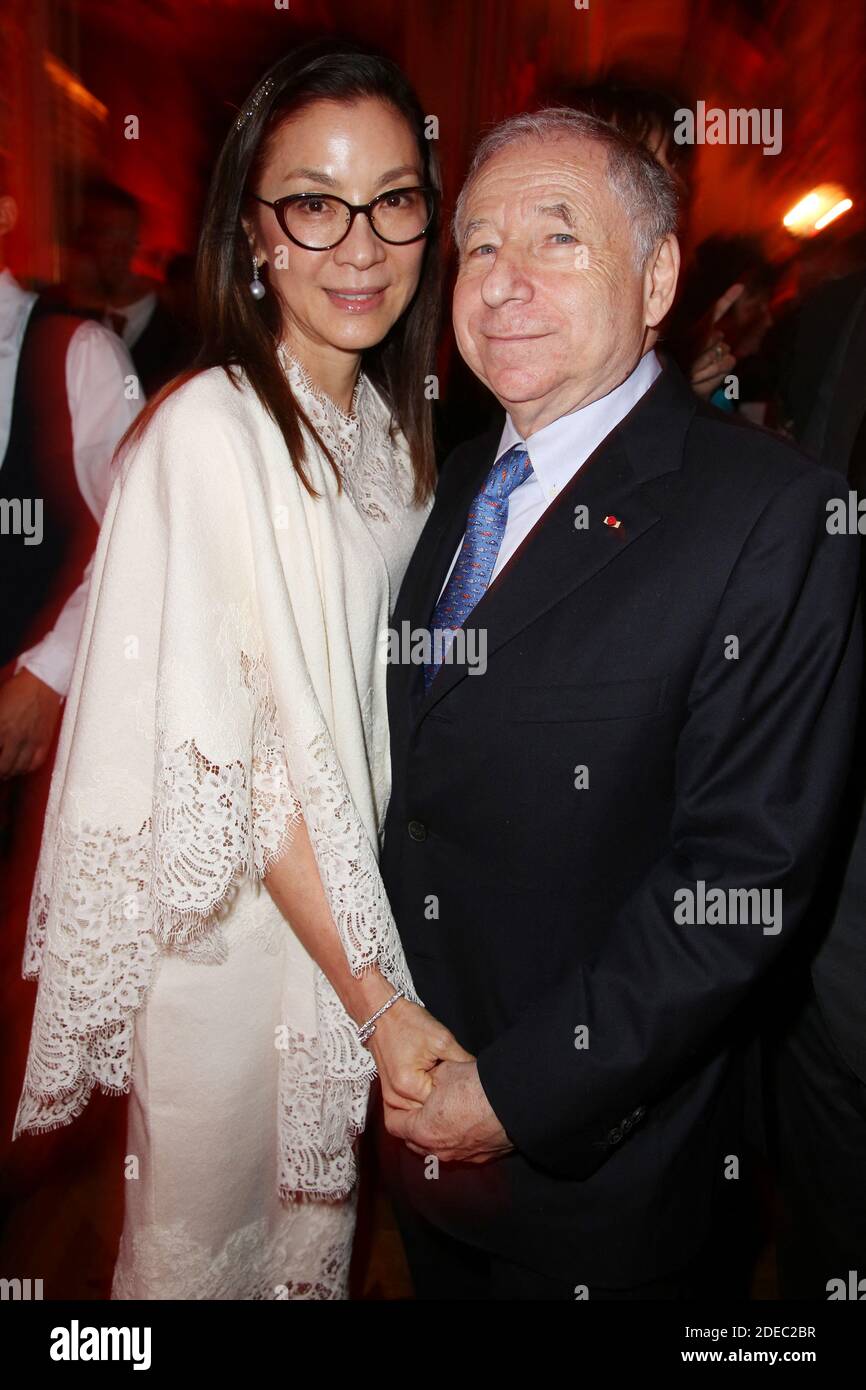 Jean Todt et sa femme Michelle Yeoh lors de la soirée de Gala de la ...