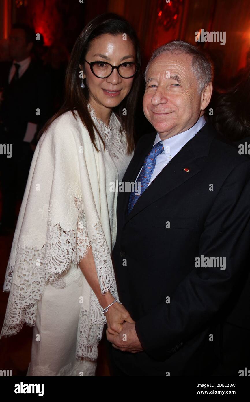 Jean Todt et sa femme Michelle Yeoh lors de la soirée de Gala de la ...
