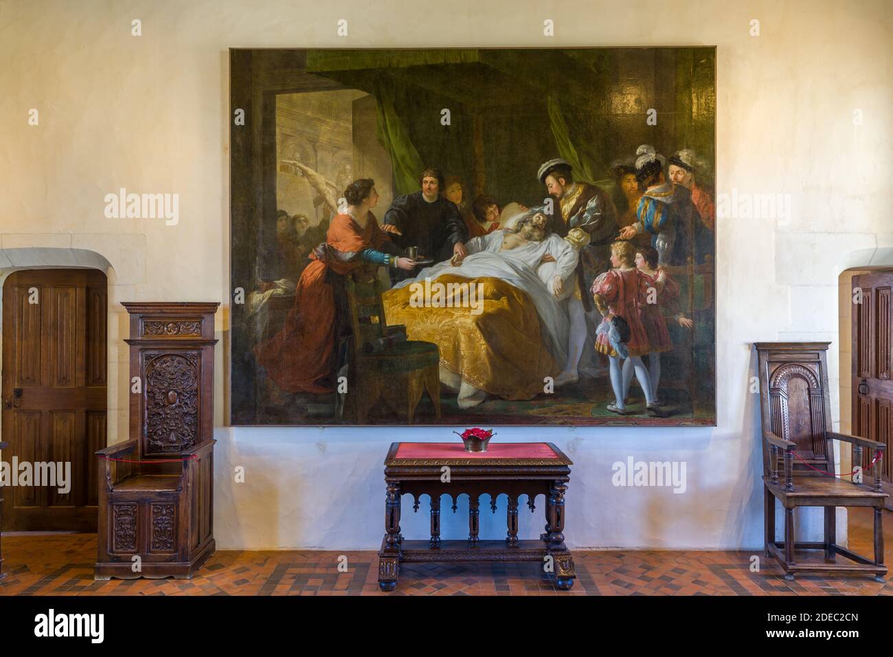 Death Of Leonardo Da Vinci High Resolution Stock Photography and Images