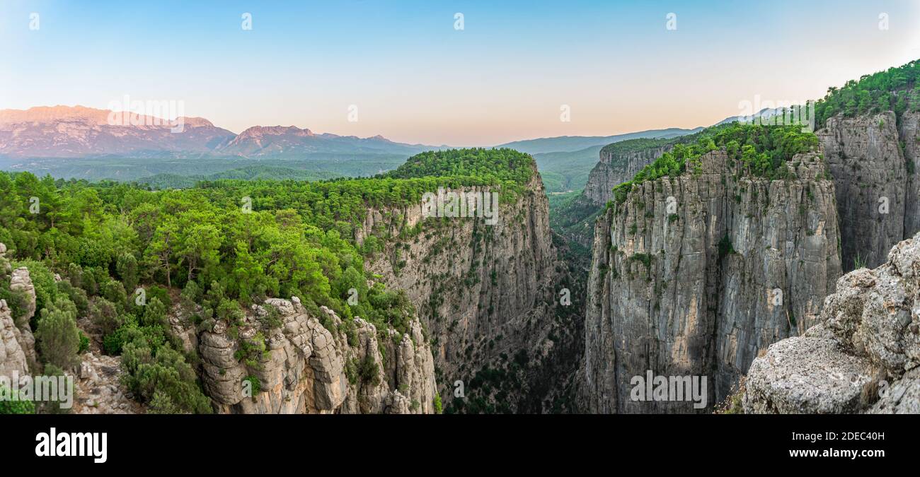 Amazing Tazi Canyon (Bilgelik Vadisi) in Manavgat, Antalya, Turkey Stock Photo