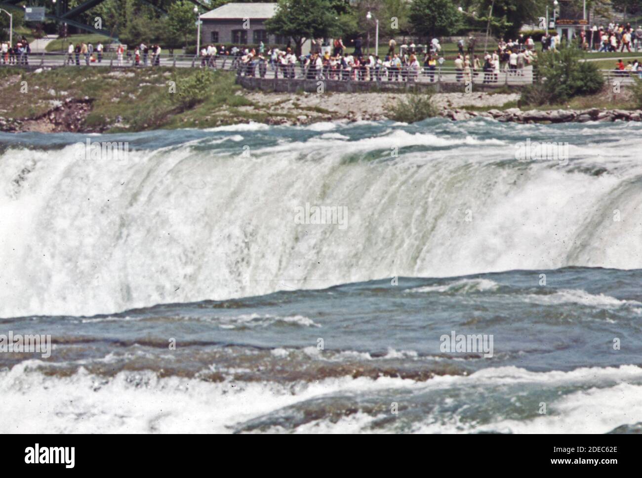 1970s Photo (1973) - The American Niagara Falls at night