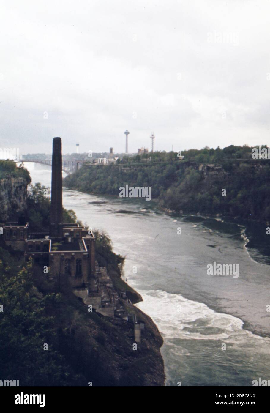 1970s Photo (1973) Waste water from city of Niagara Falls sewage