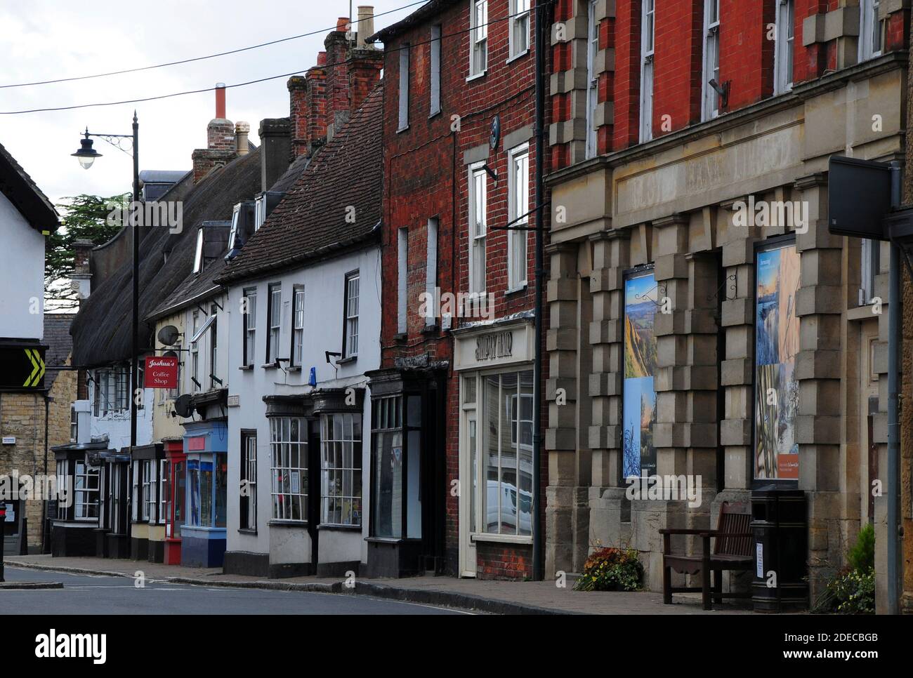 Sturminster Newton town centre, Dorset Stock Photo Alamy