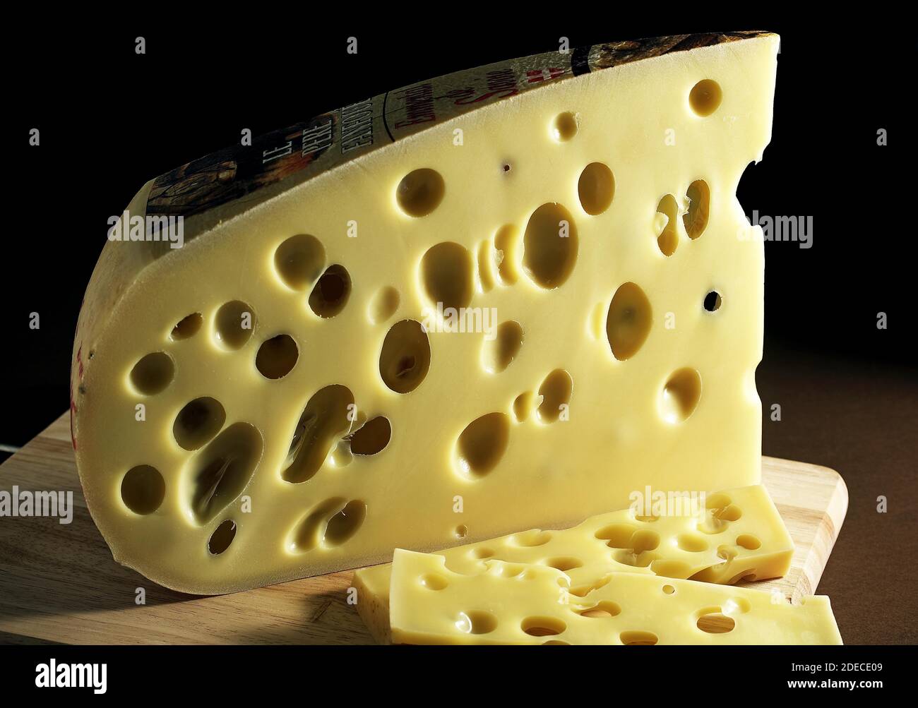 Emmental, Swiss Cheese made from Cow's Milk Stock Photo Alamy