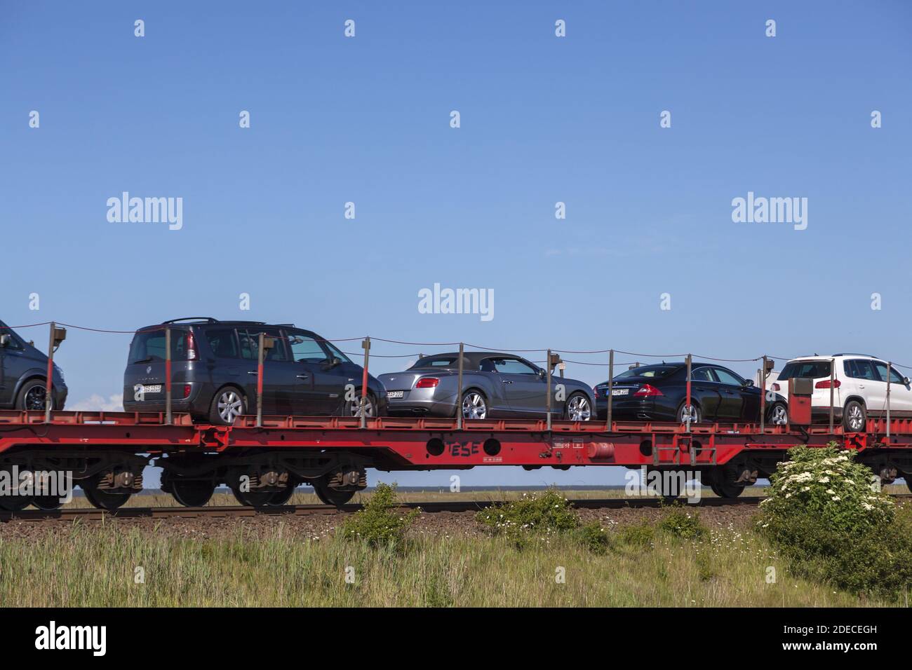 geography / travel, Germany, SchleswigHolstein, isle Sylt, car