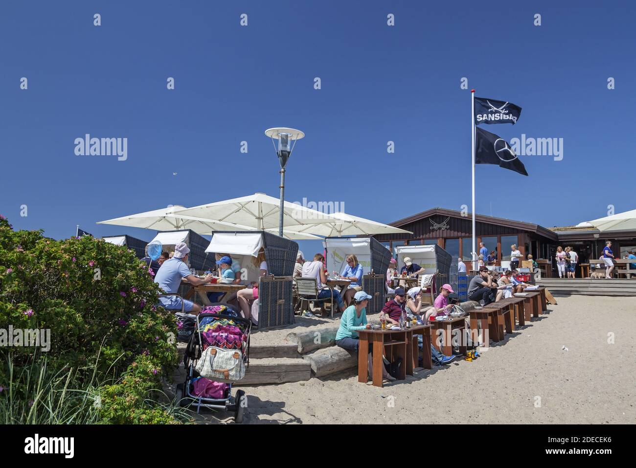 geography / travel, Germany, Schleswig-Holstein, isle Sylt, the Zanzibar in Rantum, Additional-Rights-Clearance-Info-Not-Available Stock Photo