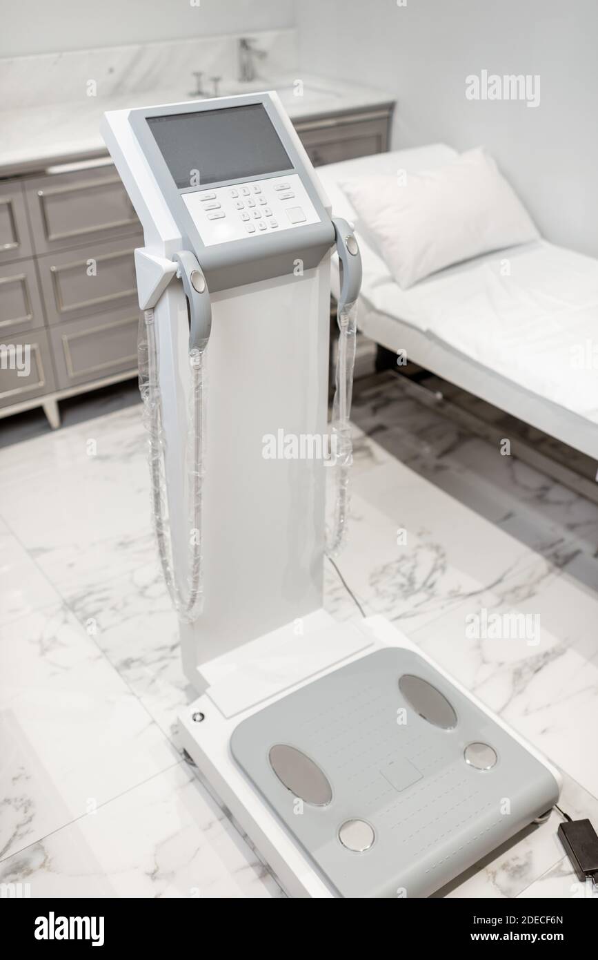 Inbody scales for measuring body composition balance at medical spa