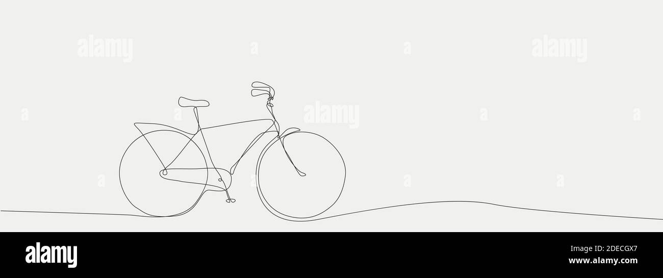 Bicycle icon on white background. Stock Vector