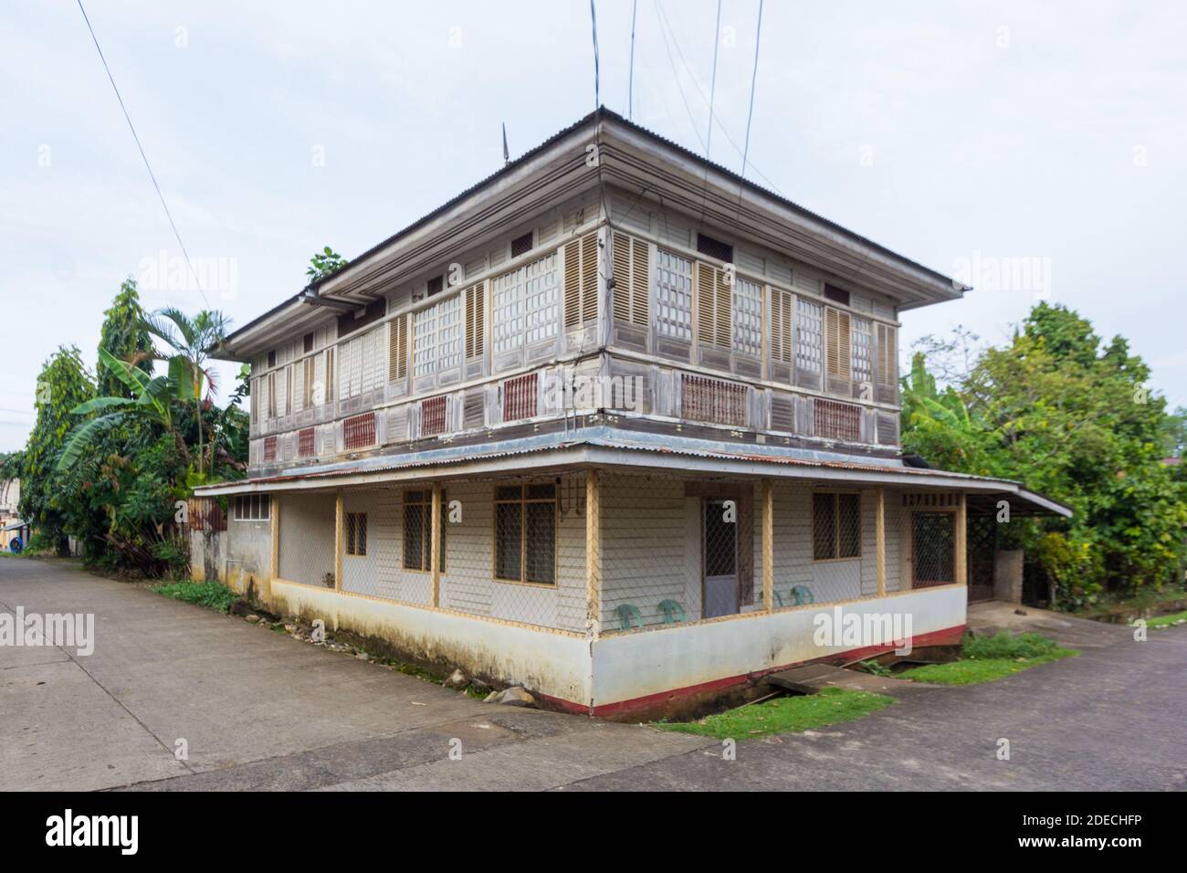 Old house in Jimenez, Misamis Oriental, Philippines Stock Photo