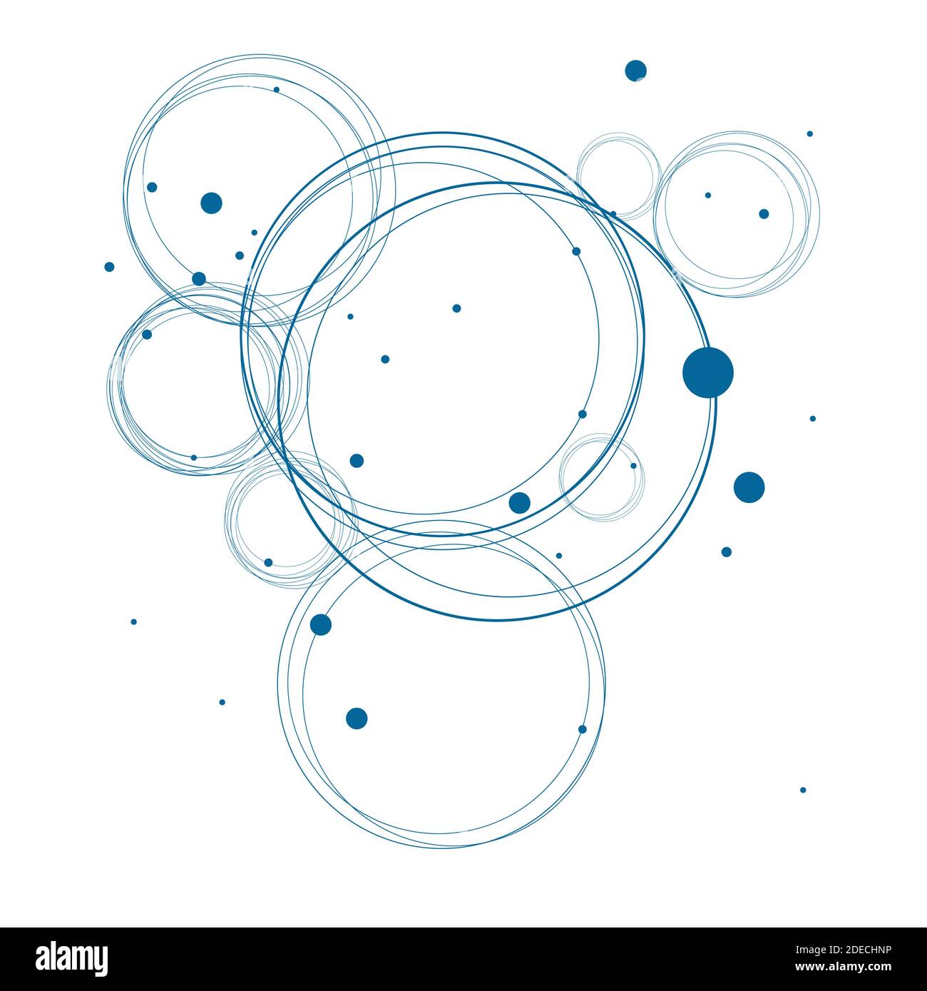 Geometrics lines and simple dots Stock Vector