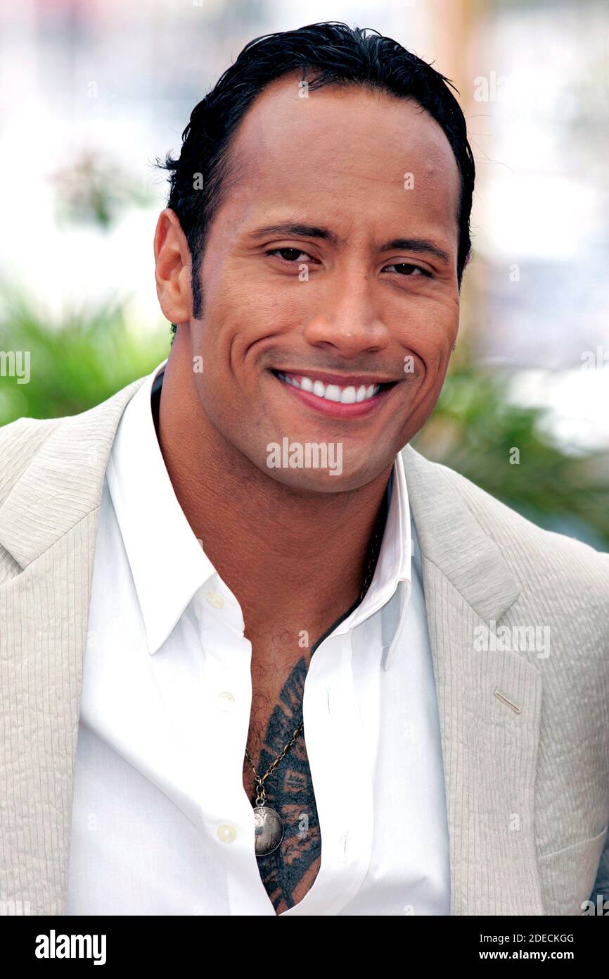 Dwayne Johnson at the photocall for the movie 'Southland Tales' at the Festival de Cannes 2006 / 59th Cannes International Film Festival at the Palais des Festivals. Cannes, June 21, 2006 | usage worldwide Stock Photo