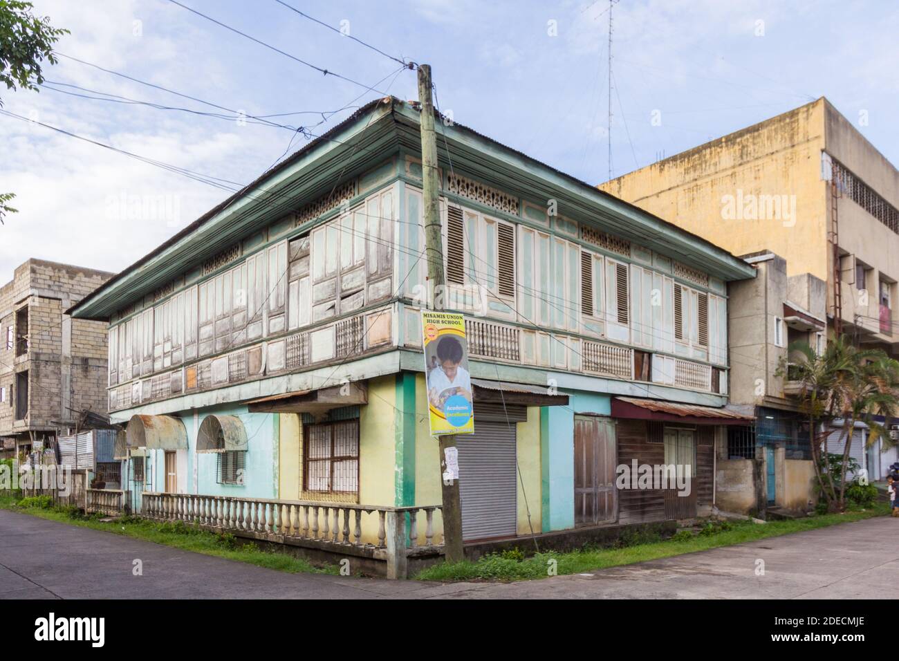 An old house in Ozamiz, Misamis Oriental, Philippines Stock Photo