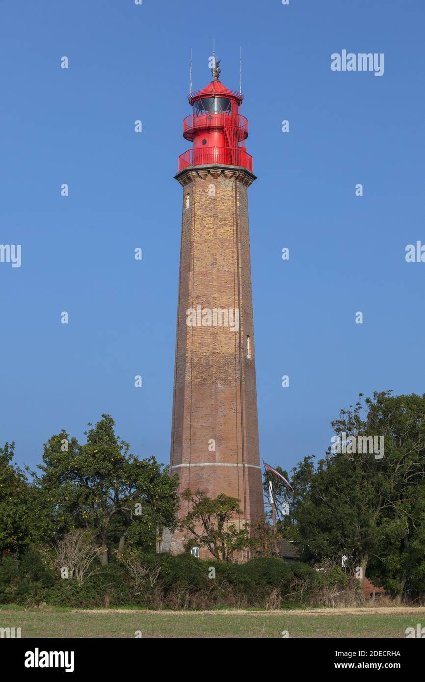 geography / travel, Germany, Schleswig-Holstein, isle Fehmarn, lighthouse Fluegge, Additional-Rights-Clearance-Info-Not-Available Stock Photo