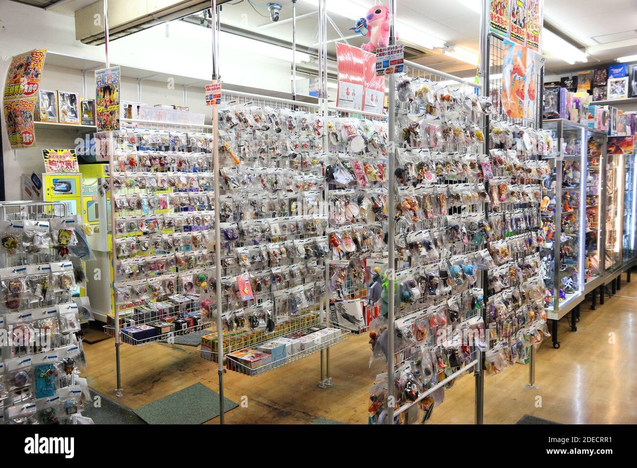 TOKYO JAPAN DECEMBER 1 2016 People visit gaming toy figures