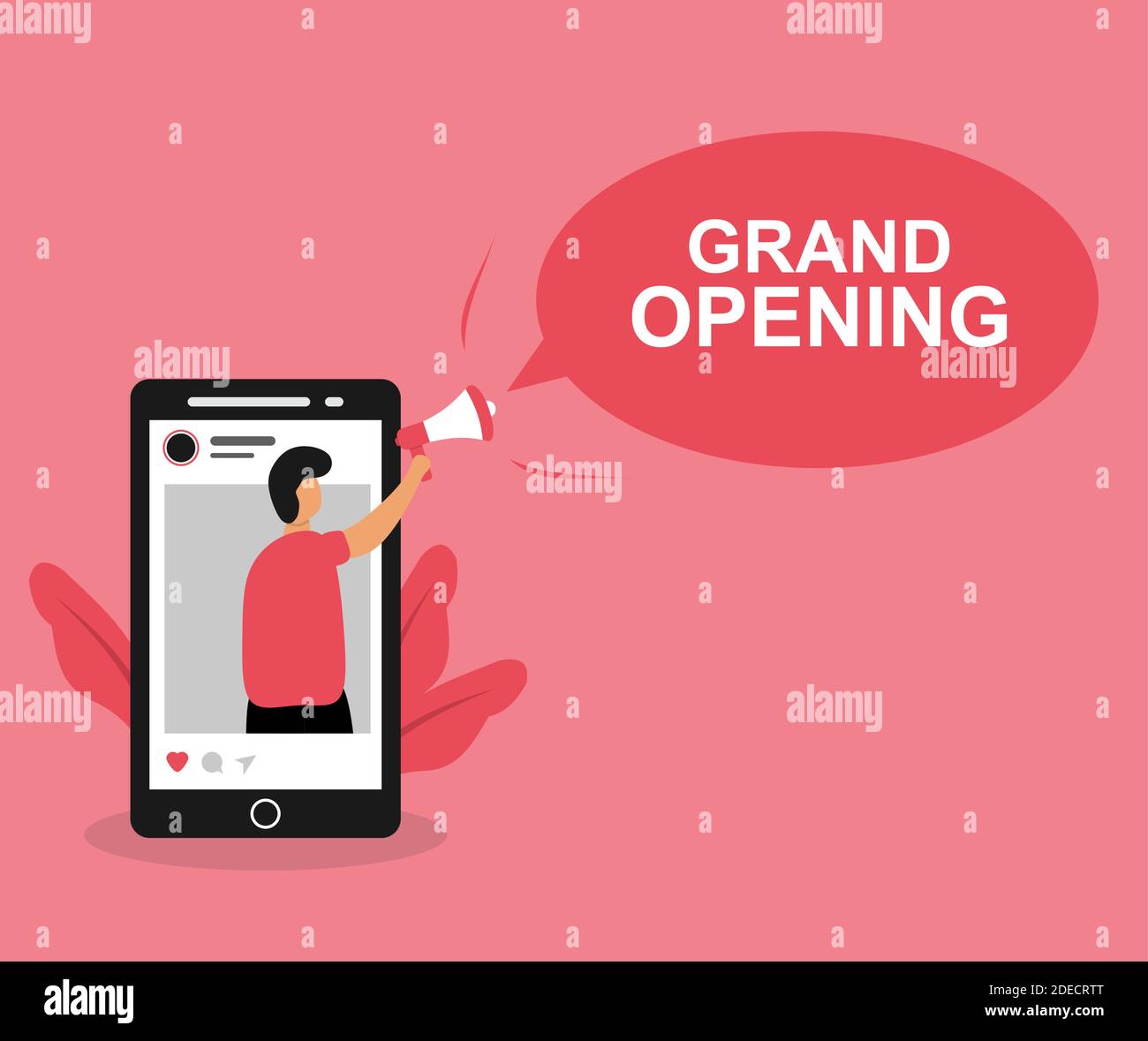 Shop opening ceremony Stock Vector Images - Alamy