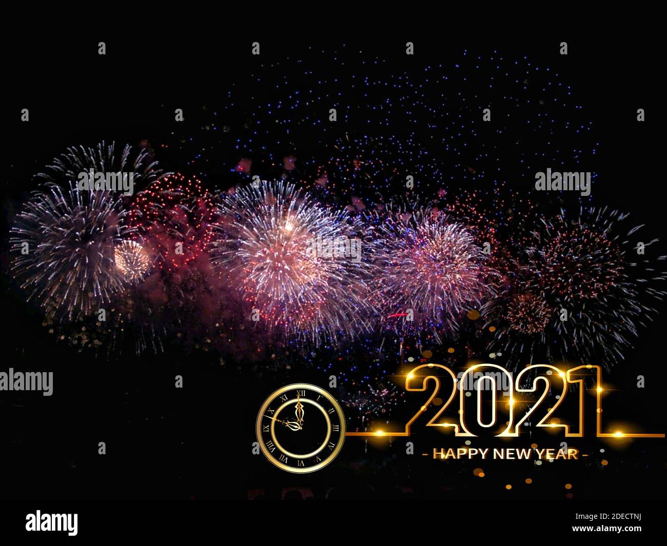 Happy new year 2021 hi-res stock photography and images - Alamy