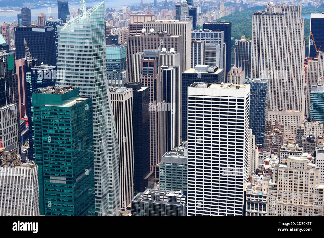 New york aerial view hi-res stock photography and images - Alamy