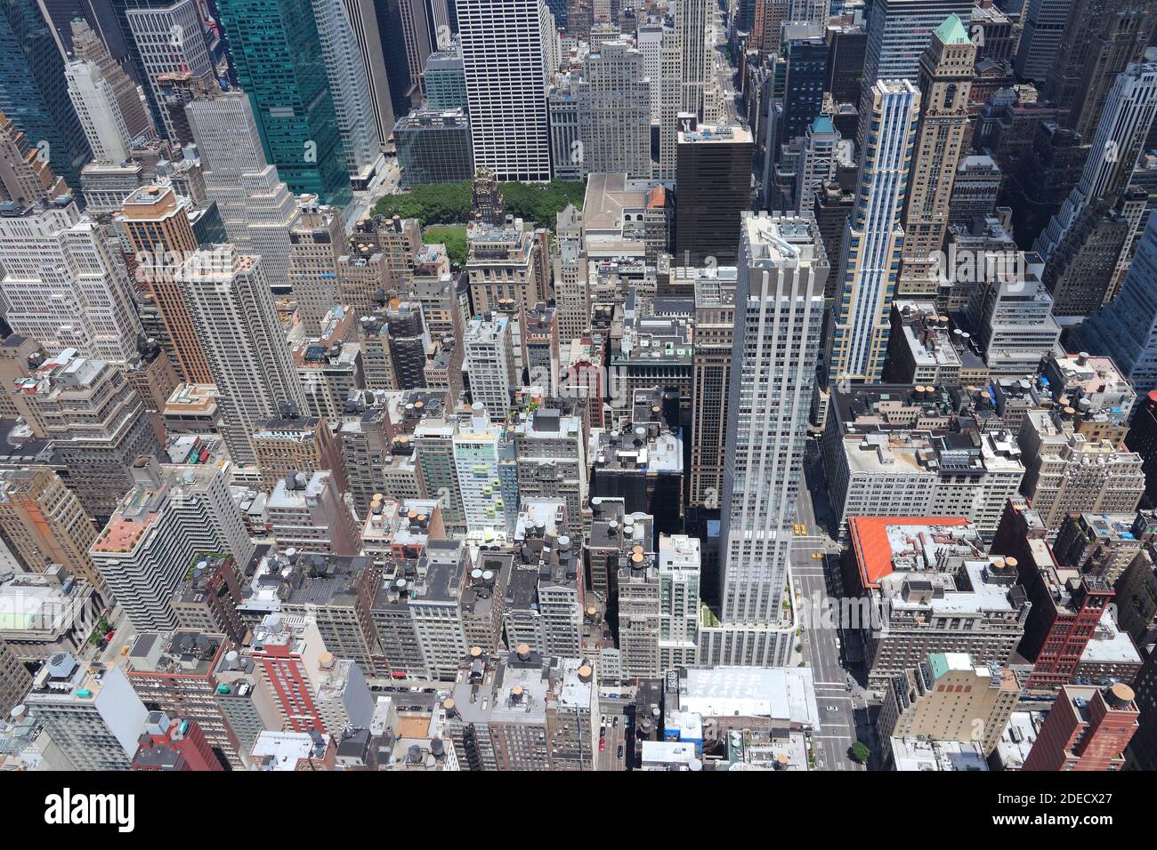 New York city aerial view. Midtown Manhattan cityscape Stock Photo - Alamy