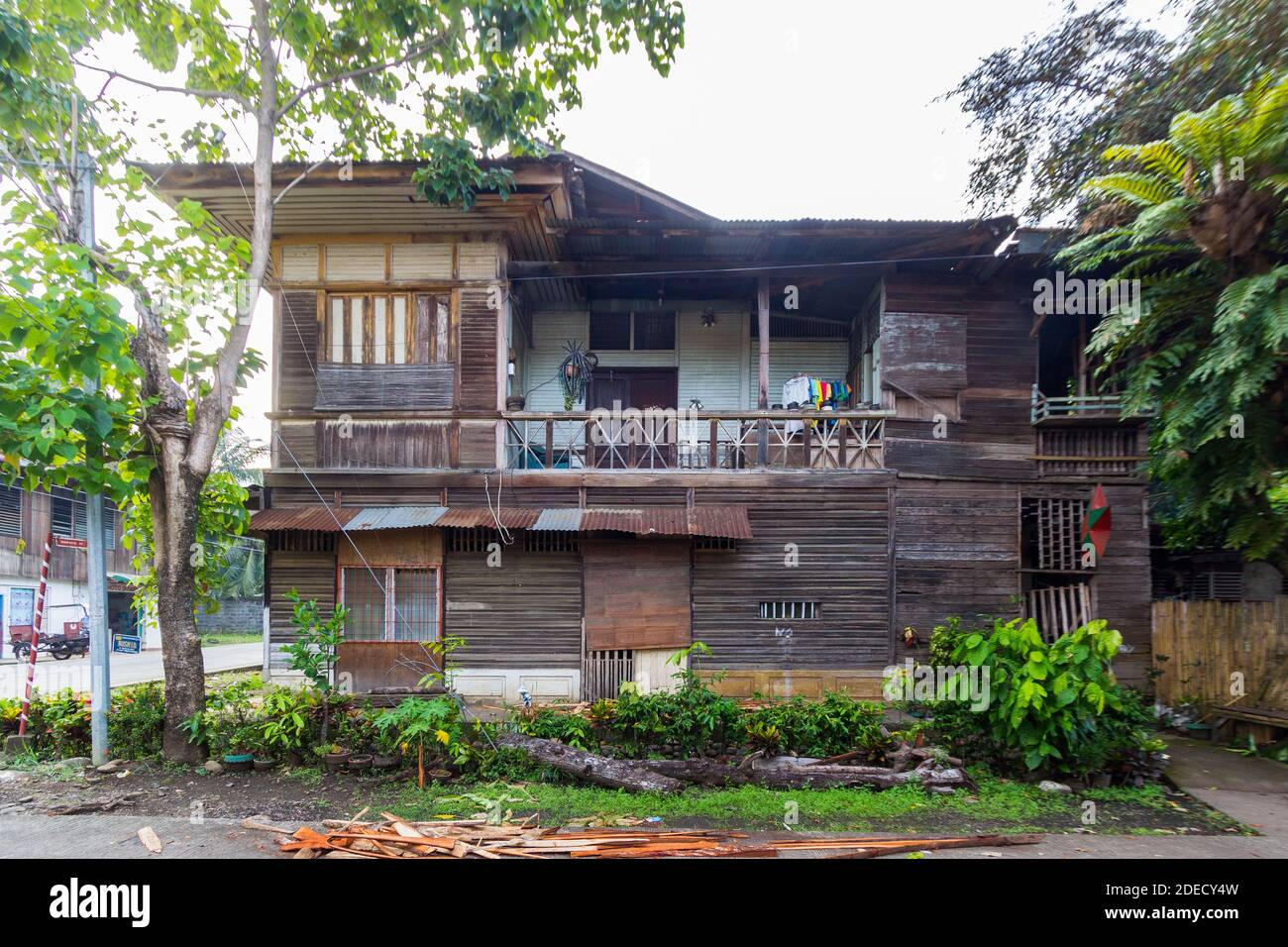 Old house in Jimenez, Misamis Oriental, Philippines Stock Photo