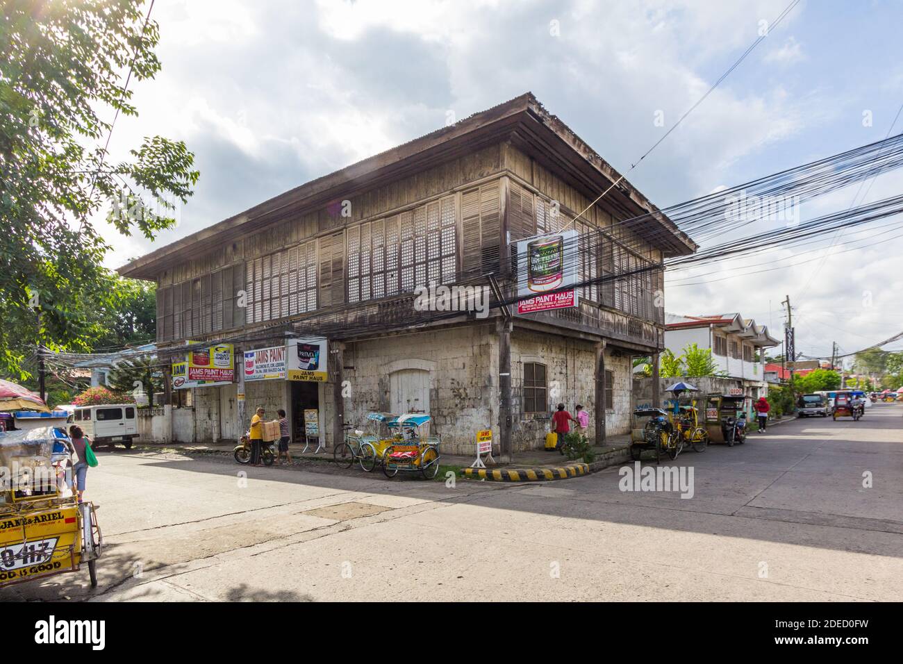 An old house in Ozamiz, Misamis Oriental, Philippines Stock Photo