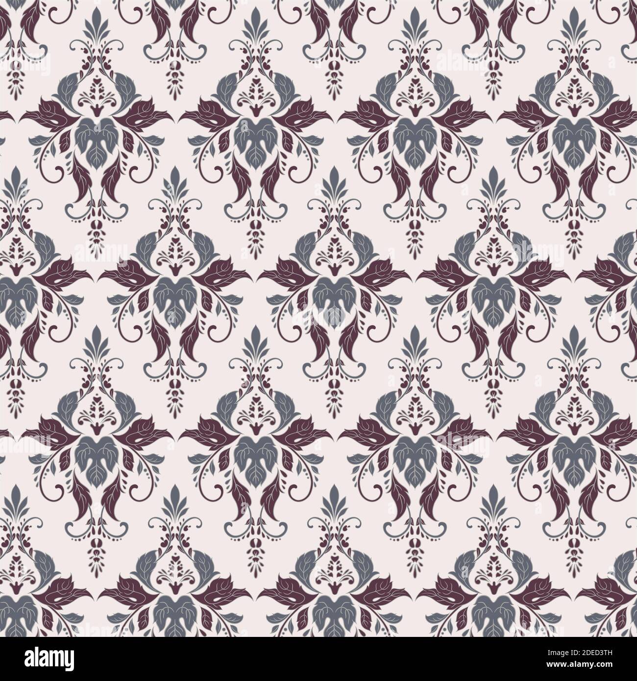 Seamless vintage background. Vector Floral background Stock Vector
