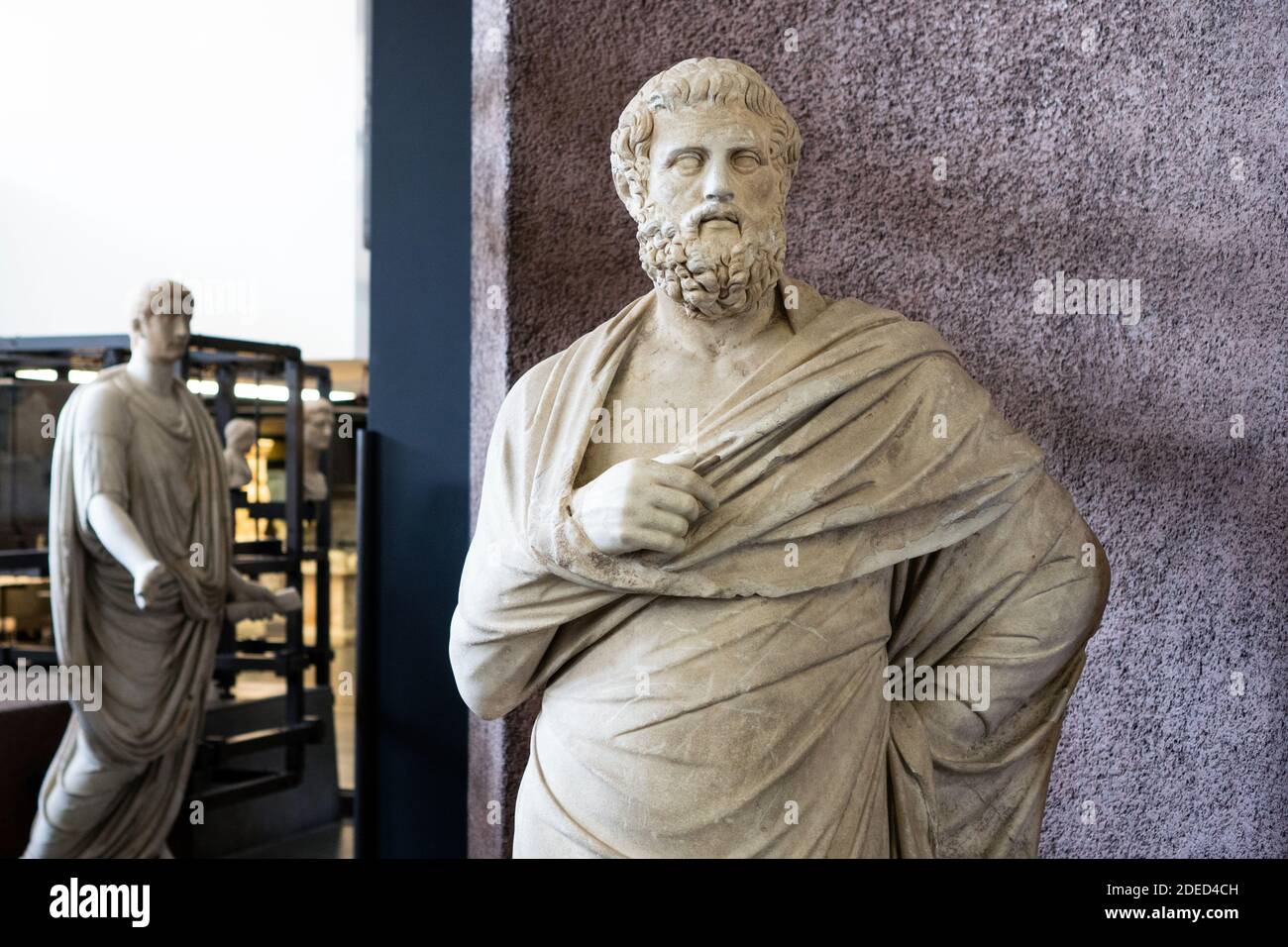 Vatican city, Rome - March 07, 2018: Statue of Sophocles in the Gregoriano Profano museum in Vatican Stock Photo