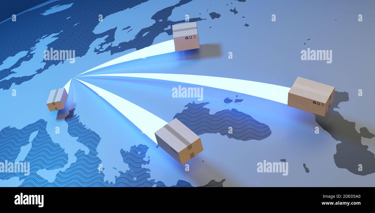 Shipping routes map hires stock photography and images Alamy