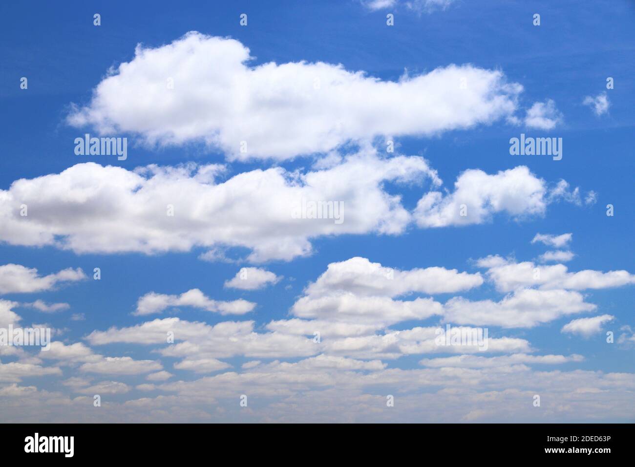 Clouds, Free Stock Photo, A blue sky with white clouds, # 8453