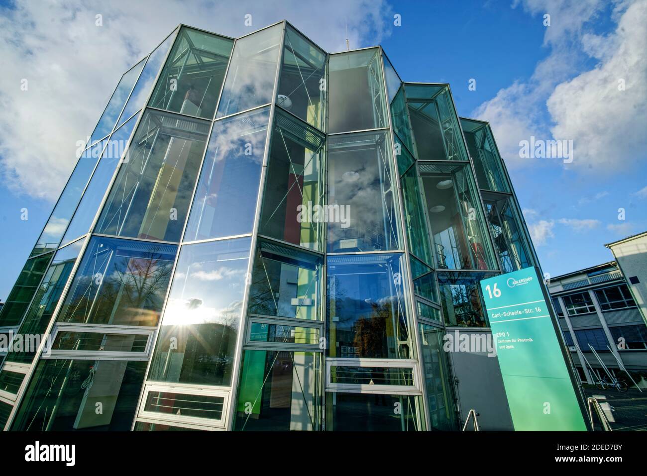 Zentrum fuer Photonik und Optische Technologien, Photonikzentrum, Humboldt-Universitaet, Wissenschaftsstadt Adlershof, Berlin, Deutschland, Europa, Stock Photo