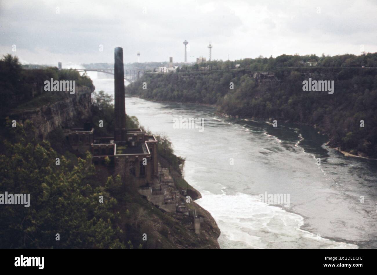 1970s Photo (1973) Waste water from city of Niagara Falls sewage
