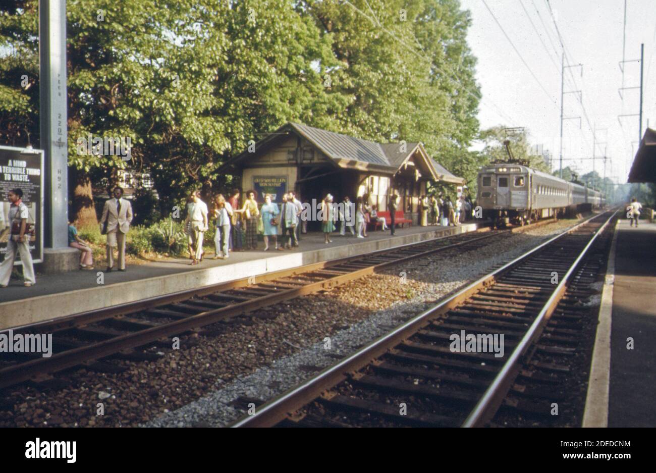 Southeastern Pennsylvania Transportation Authority (SEPTA) train pulls