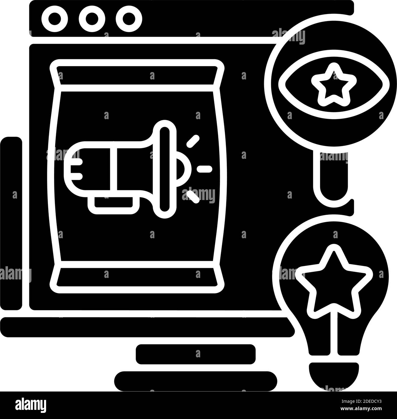 Brand recognition black glyph icon Stock Vector Image & Art Alamy