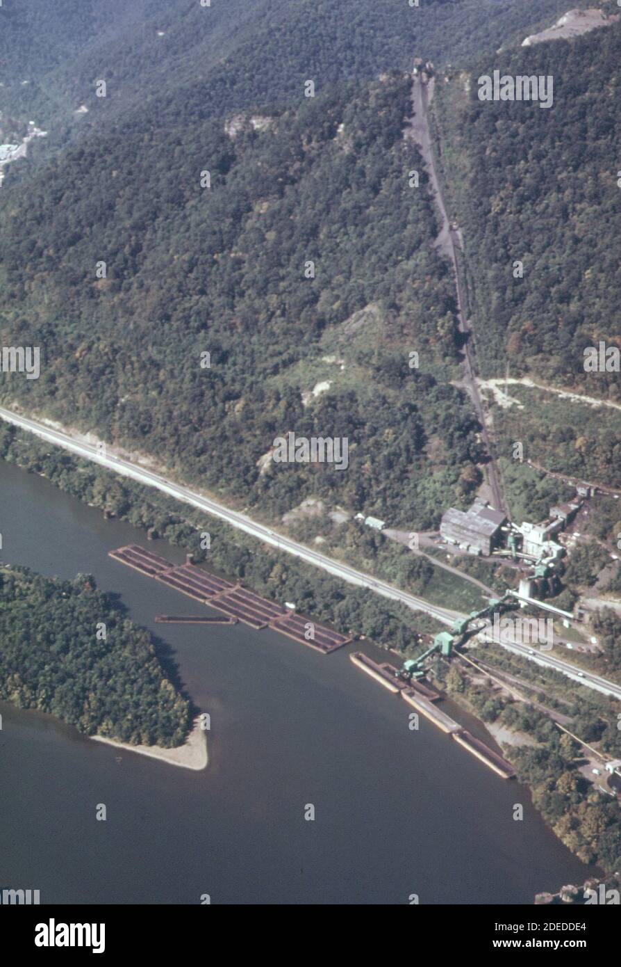 1970s Photo (1973) After loading at the Harewood Mine dock; coal