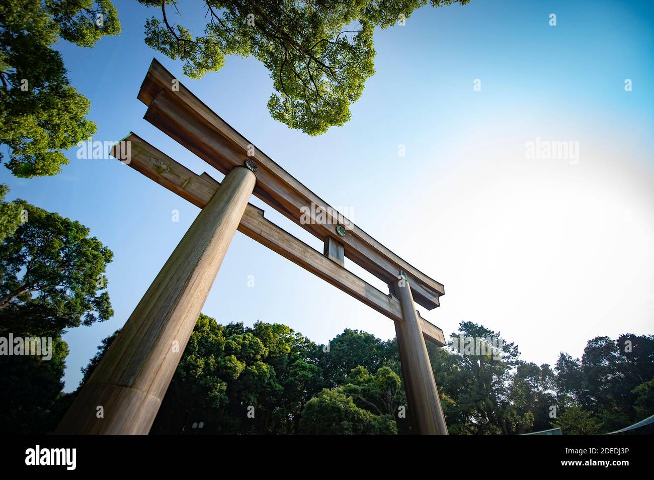 Meiji Jingu temple the Largest Shinto Shrine in Tokyo Japan on July 04