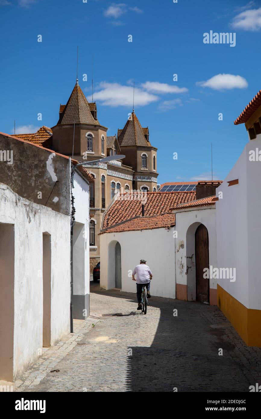 Town of Cuba in the Alentejo, Portugal. Stock Photo