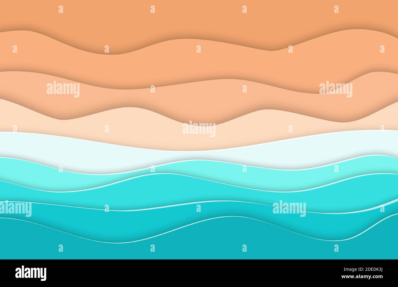 Abstract blue sea and beach Stock Vector Image & Art - Alamy