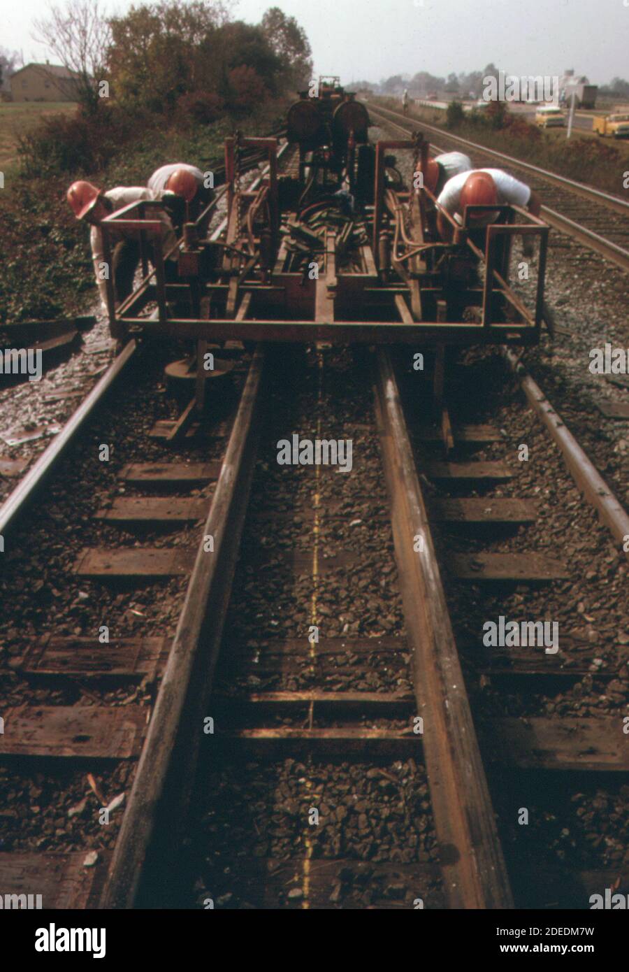 Rail workers and 1970s hi-res stock photography and images - Alamy