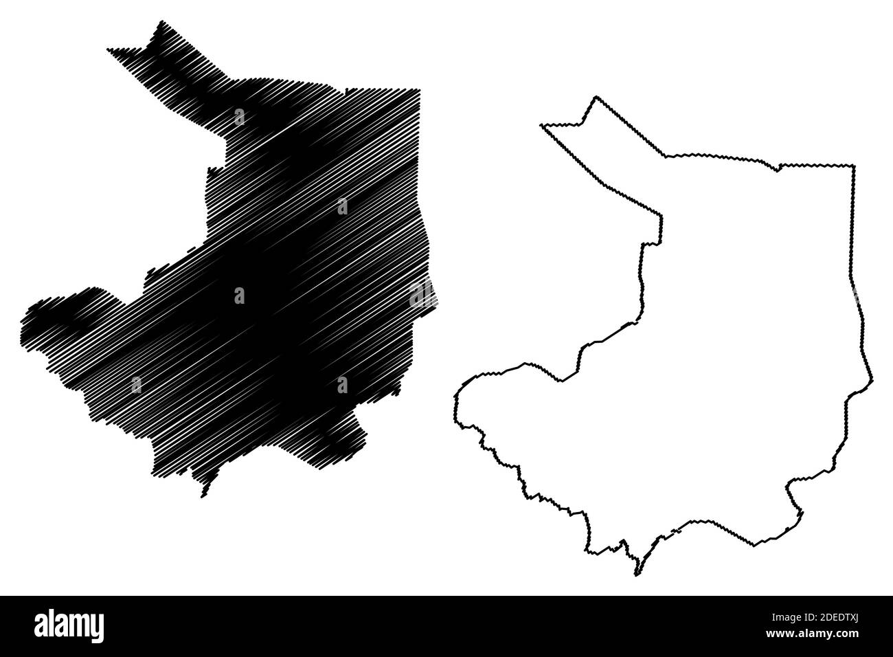 Central Equatoria state (States of South Sudan, Equatoria Region) map ...