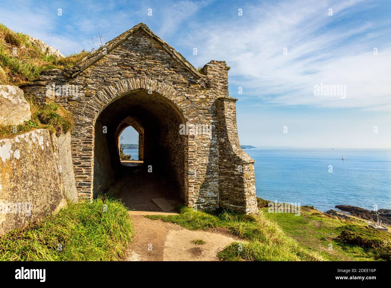 Queen Adelaide's Chapel / Grotto at Penlee Point on the Rame Peninsula