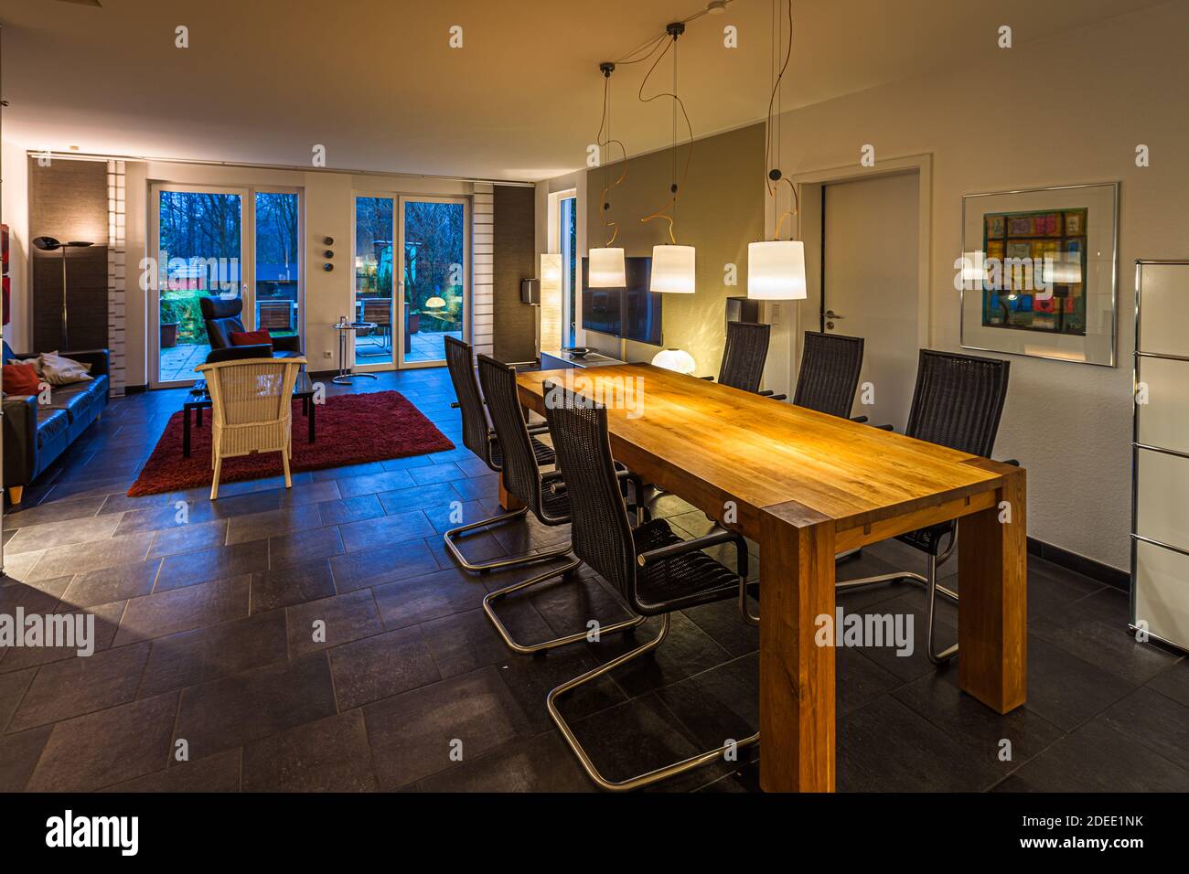 Typical apartment of a German family Stock Photo Alamy