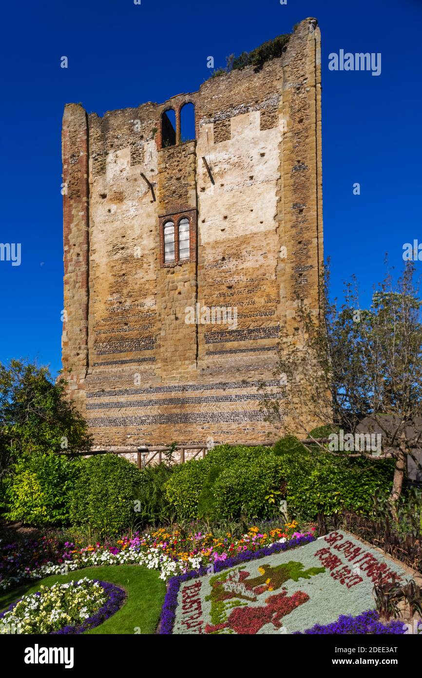 England, Surrey, Guildford, Guildford Castle Stock Photo