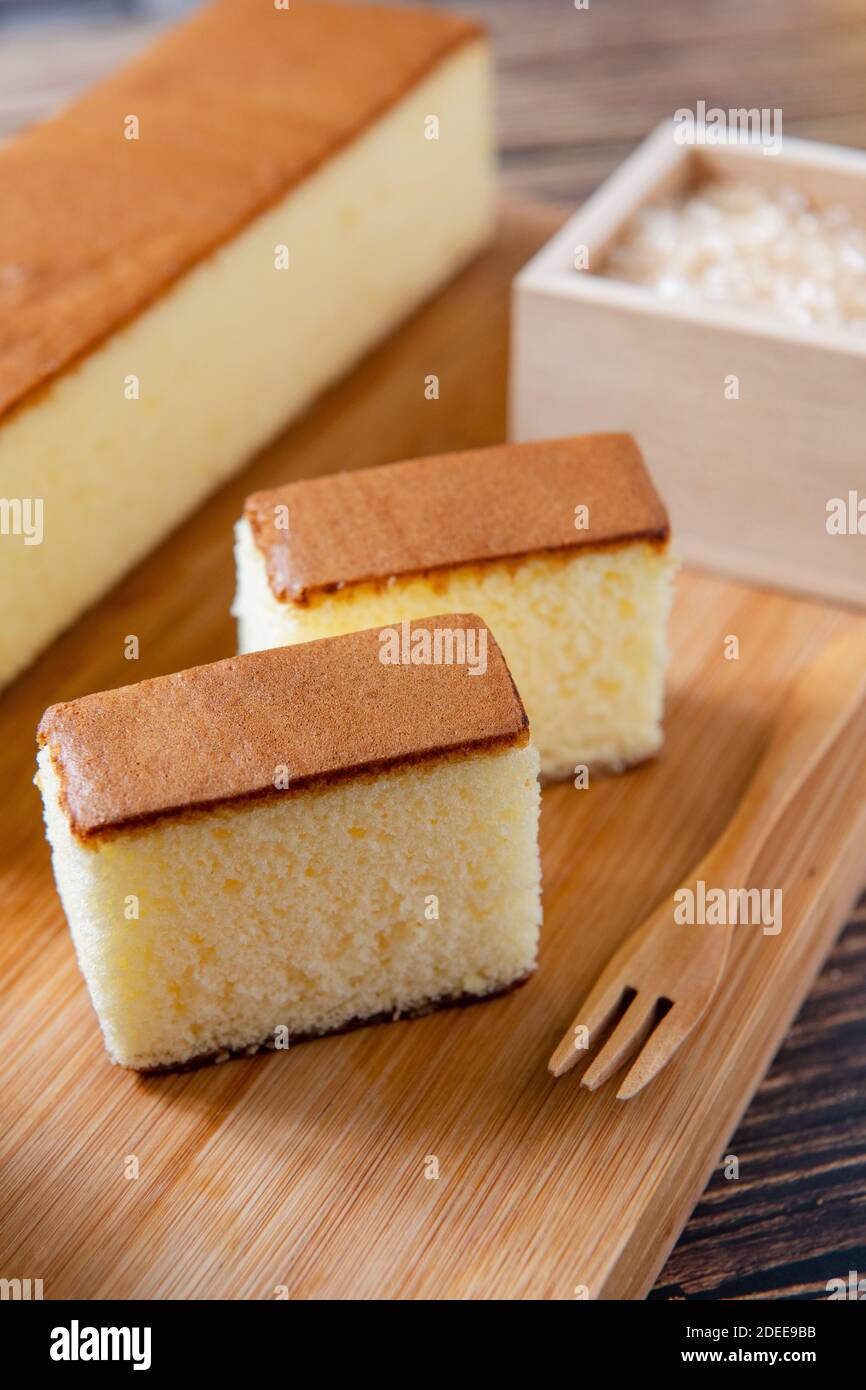Honey Sponge Cake, japanese sweets, honey castella cake, (Japanese