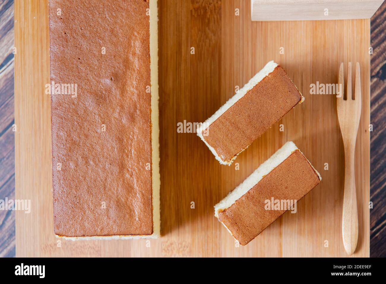 Honey Sponge Cake, japanese sweets, honey castella cake, (Japanese