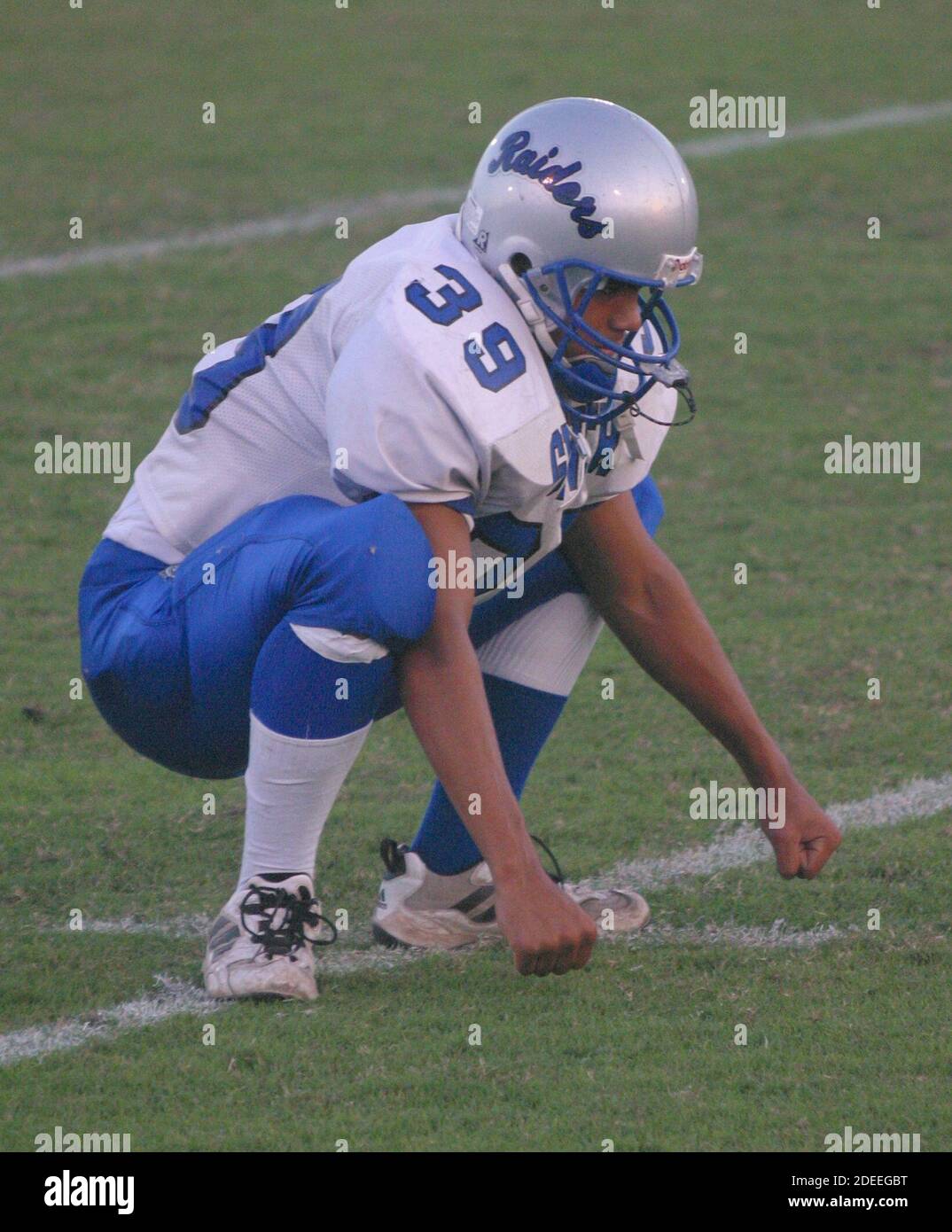 Plantation Fl 10 3 0214 Year Old Justin Simpson 39 And Son Of Oj Simpson Playing Football Against American Heritage School Is A Fullback With The Gulliver Preps Raiders The Jv Football Team At