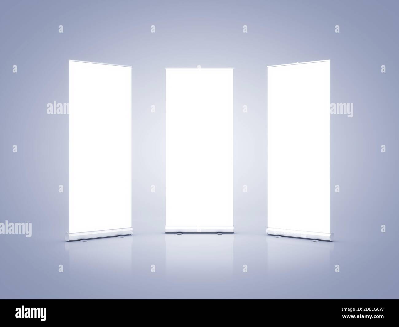 Mockup banner roll rollup blank stand hi-res stock photography and ...
