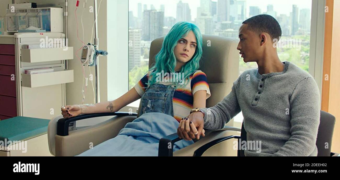 LIFE IN A YEAR  2020 Sony Pictures Releasing film with Cara Delevingne and Jaden Smith Stock Photo