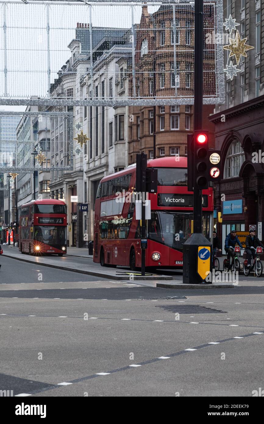 London and Oxford Street Stock Photo