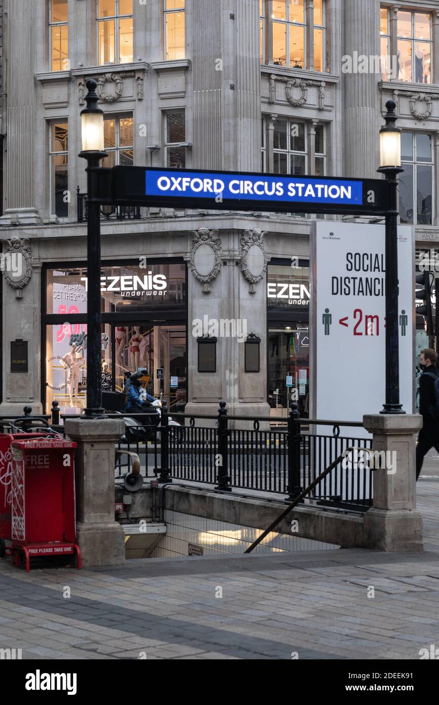 London and Oxford Street Stock Photo