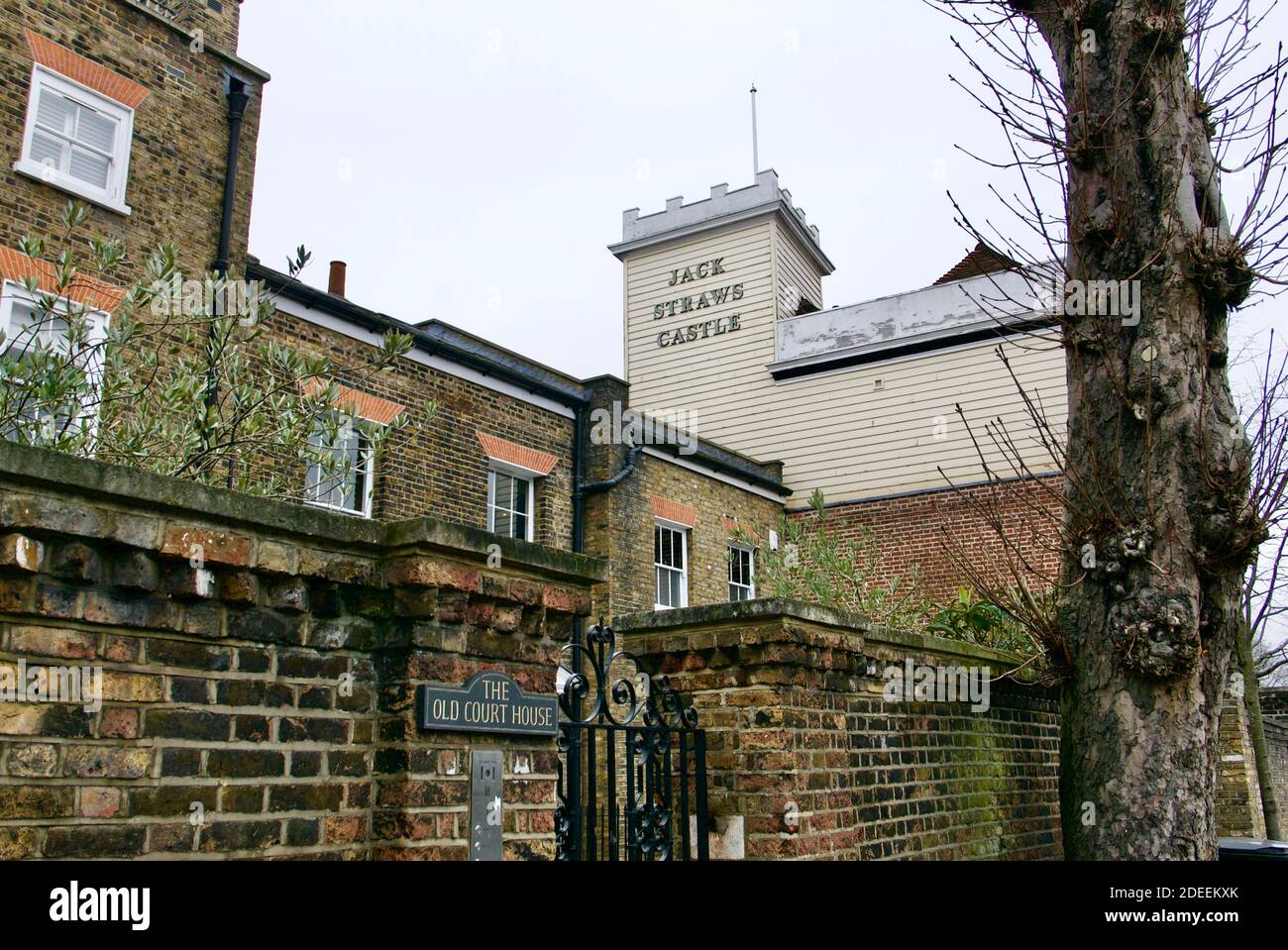 Jack Straw's House, Hampstead, London, former pub undergoing renovation