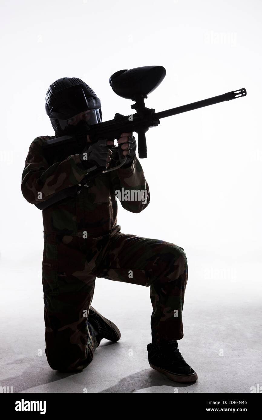 Paintball gear hires stock photography and images Alamy
